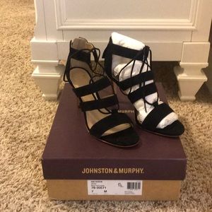 Johnston and Murphy Suede Heels